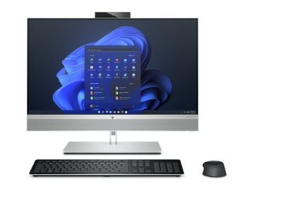HP EliteOne Desktop with keyboard and wireless mouse