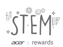 Logo displaying the Acer Stem Rewards visual 